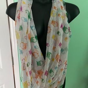 Owl Infinity Scarf